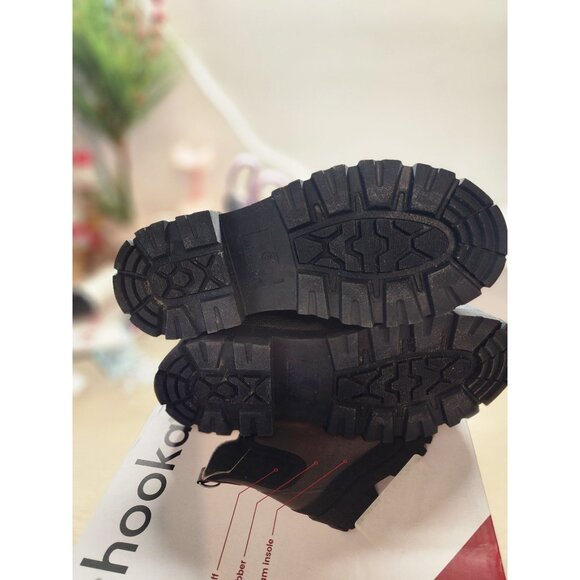 Chooka Women's Waterproof Black Ankle Rain Boots Memory Foam 8 - Picture 5 of 7